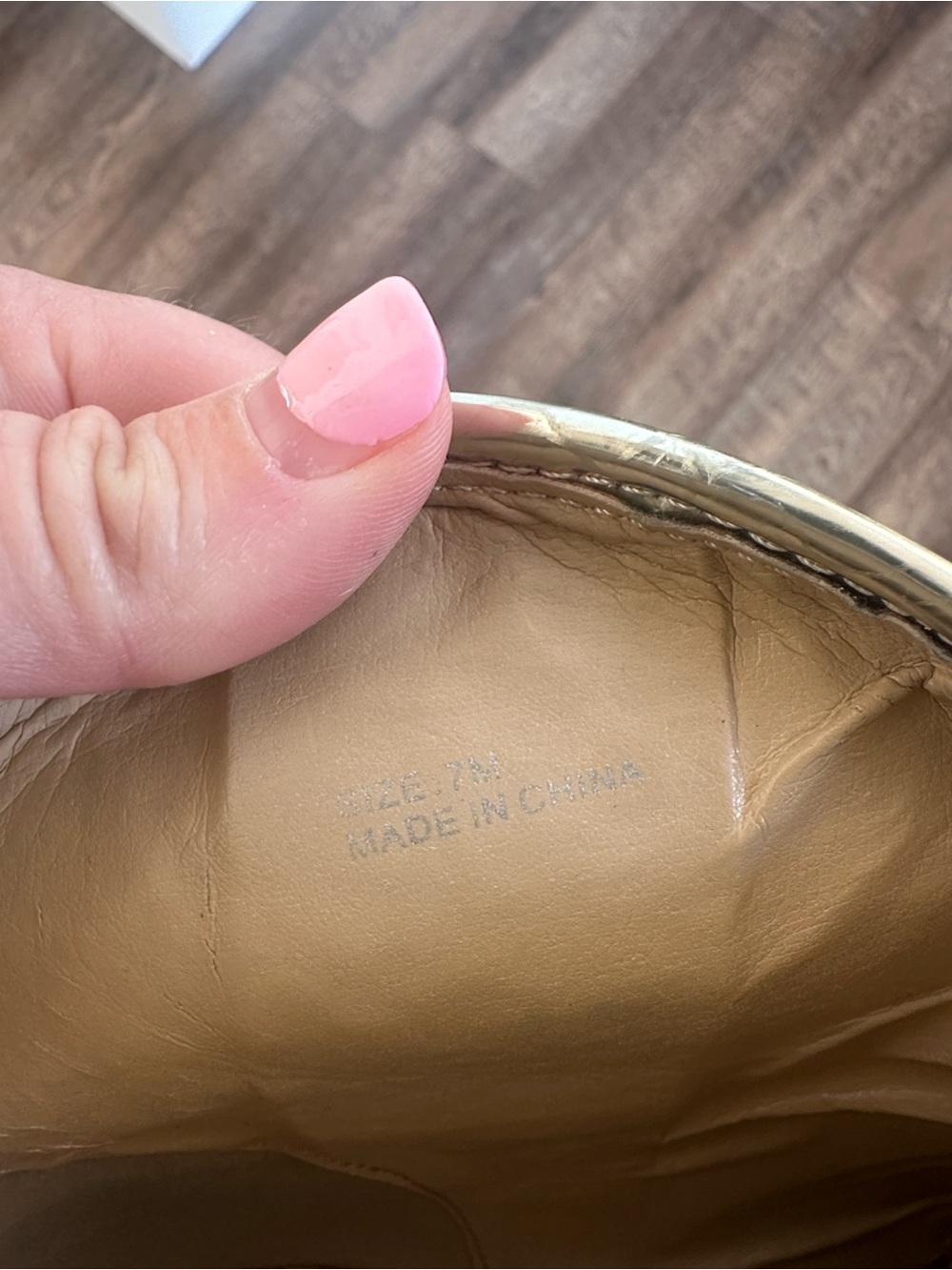 Free People vegan Leather Gold western/ cowboy boot - Picture 15 of 16